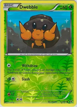 Dwebble 6/101 B&W Noble Victories 2011 Pokemon Card NM - Image 1