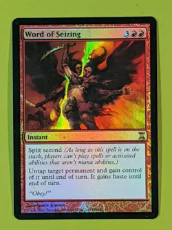 FOIL Word of Seizing x1 Time Spiral 1x Magic the Gathering MTG - Image 1
