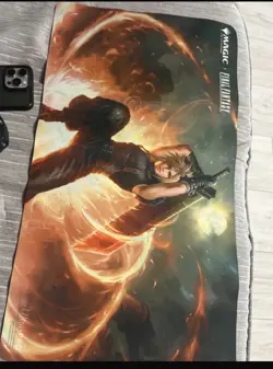 🃏 Ultra Pro Cloud Ex-Soldier Final Fantasy Playmat Magic Gathering MTG - Image 1
