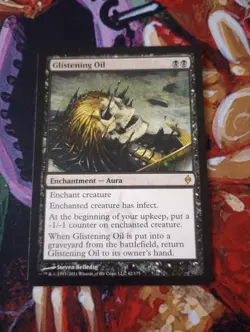 Glistening Oil - MTG - New Phyrexia - NPH - NM - Image 1