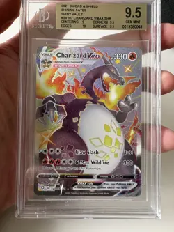 Pokemon Charizard Vmax SHR SV107 - Shining Fates - Sw&Sh - BGS 9.5 Gem Mint - Image 2