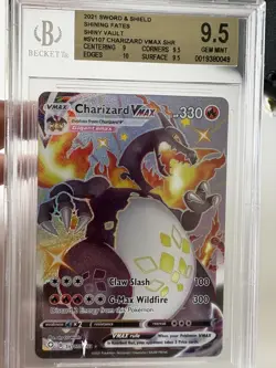 Pokemon Charizard Vmax SHR SV107 - Shining Fates - Sw&Sh - BGS 9.5 Gem Mint - Image 4