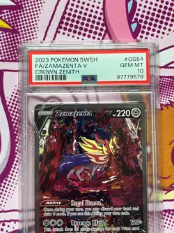 Pokemon TCG - Zamazenta v GG54/GG70 - Crown Zenith - Graded - PSA 10 - Image 2