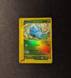 Pokemon EXPEDITION - #94/165 Bulbasaur - Reverse Holo - ENG - Lightly Played+ - Image 3
