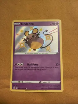 Dedenne SV051/SV122 Shining Fates: Shiny Vault Holo Pokemon NM - Image 1