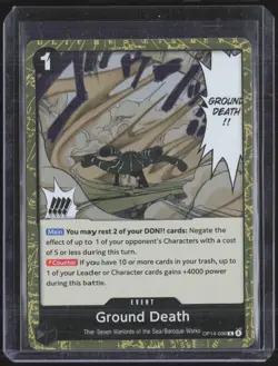 Ground Death #OP14-096 Rare The Azure Sea's Seven *HOT* - Image 1