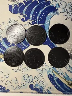 Pokemon TCG Official Coin Lot Evolving Skies Pikachu Eevee Venusaur Flareon (6) - Image 2