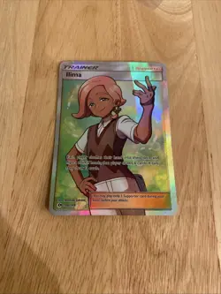 Pokemon TCG Ilima Sun & Moon Base Set 146/149 Full Art Ultra Rare - Image 2