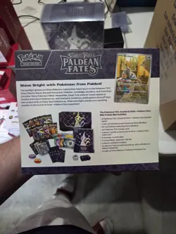 Pokemon TCG Paldean Fates ETB Elite Trainer Box Mimikyu Sealed - Image 4