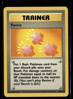 Pokemon TCG Base Set #089/102 Revive - Image 1