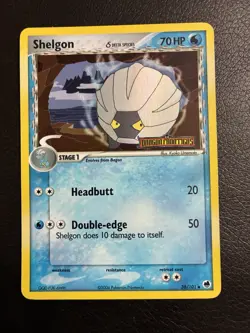 Pokemon Shelgon (Delta Species) 38/101 Dragon Frontiers Reverse Holo 2006 - Image 1