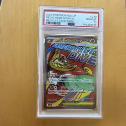 Pokemon TCG 2025 Mega Hawlucha ex Mega Attack Rare Holo JP 229/193 PSA 10 - Image 1