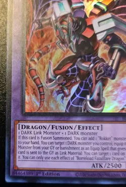 Borreload Fatalflare Dragon BPRO-EN032 1st Ed Super Rare Burst Protocol Yu-Gi-Oh - Image 4