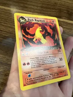 Dark Rapidash 44/82 1st Edition Team Rocket Non Holo Pokemon Card - Image 2
