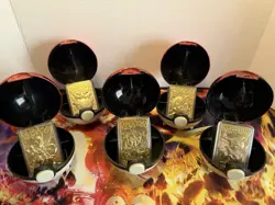 Pokemon 23K Gold Plated Trading Cards 1999 Burger King 5 Set - Image 1