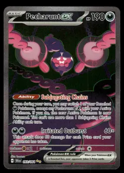 Pokemon Cards Pecharunt ex 093/064 Shrouded Fable Special Illustration Rare NM - Image 1