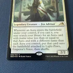 1x Light-Paws, Emperor's Voice, Foil, Magic MTG NM - Image 2