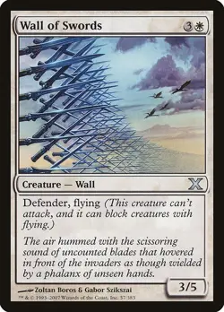 Wall of Swords Foil Tenth Edition 57 NM MTG - Image 1