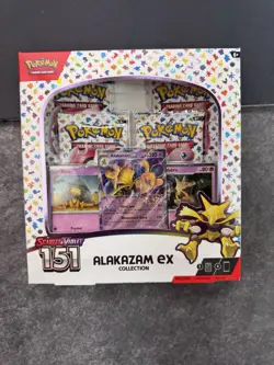 Pokemon TCG: Scarlet & Violet-151 Alakazam ex Collection Box NEW SEALED 820650855269 - Image 1