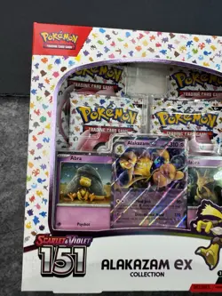 Pokemon TCG: Scarlet & Violet-151 Alakazam ex Collection Box NEW SEALED 820650855269 - Image 2