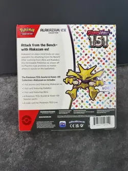 Pokemon TCG: Scarlet & Violet-151 Alakazam ex Collection Box NEW SEALED 820650855269 - Image 4