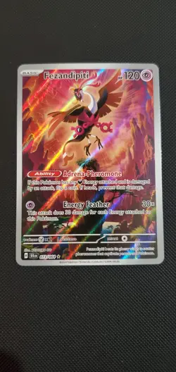 Pokemon TCG Fezandipiti 073/064 Shrouded Fable Illustration Rare, Full Art - Image 1