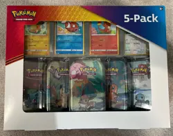 POKEMON KANTO FRIENDS MINI TIN BOX SET 4 HOLO PROMO COSTCO EXCLUSIVE NEW SEALED - Image 1