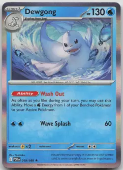 Dewgong 019/088 Rare Perfect Order Pokemon Holo Near Mint - Image 1