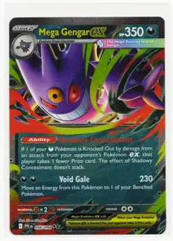 Mega Gengar ex Pokemon Phantasmal Flames 056/094 Double Rare - Image 1