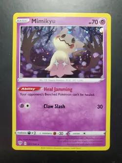 Pokemon TCG Mimikyu - 081/189 (Cosmos Holo) Promo Holo NM Rare! - Image 1
