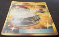 2017 Pokemon Switch 160/149 Secret Rare Sun & Moon Holo Trainer - Image 2