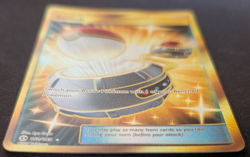 2017 Pokemon Switch 160/149 Secret Rare Sun & Moon Holo Trainer - Image 3