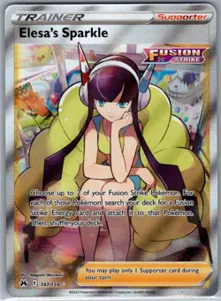 Elesa's Sparkle (Full Art) 147/159 Crown Zenith - Pokemon Card - NM - Image 1