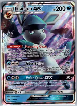 Glaceon GX SM147 SM Promos - Pokemon Card - NM - Image 1