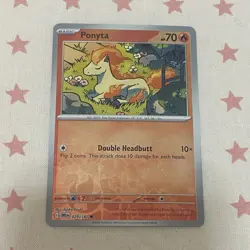 Ponyta 029/182 Destined Rivals Reverse Holo Pokemon TCG Card - Image 1