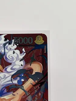 Bandai One Piece CCG Monkey.D.Luffy Leader Foil Stamped Card ST21-001 Gear 5 - Image 2