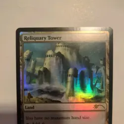 Magic: The Gathering Reliquary Tower Bring-a-Friend Land 001/001 Foil Promo 2020 - Image 2