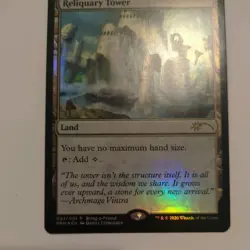 Magic: The Gathering Reliquary Tower Bring-a-Friend Land 001/001 Foil Promo 2020 - Image 3