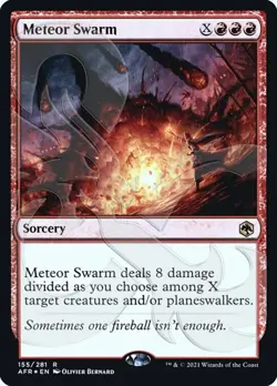 MTG Meteor Swarm - Foil - Ampersand Promo, Unique & Misc. Promos, Near Mint, Eng - Image 1