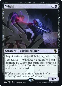 MTG Wight - Foil - Ampersand Promo, Unique & Misc. Promos, Near Mint, English - Image 1