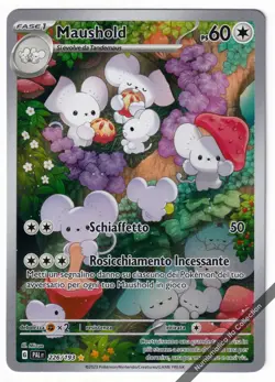 POKEMON MAUSHOLD 226/193 ⭐ ILLUSTRAZIONE RARA~EVOLUZIONI A PALDEA - ITA [MINT-M] - Image 1