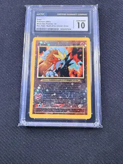 Pokemon Entei #34 Movie Promo Reverse Holo CGC 10 - Image 1