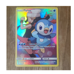 Pokemon Piplup Secret Rare Full Art Holo 239/236 Cosmic Eclipse 60 HP Eng - Image 1