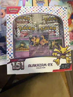 Pokemon Scarlet & Violet 151 Alakazam ex Promo Booster Box English - Image 1