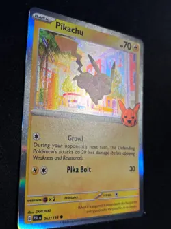Pokemon Pikachu 062/193 2023 Trick or Trade Halloween Trick or Treat Holo - NM - Image 2