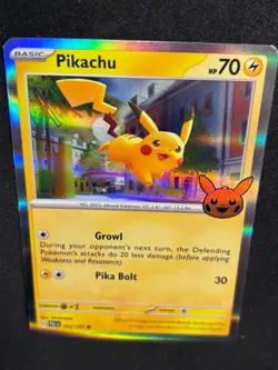Pokemon Pikachu 062/193 2023 Trick or Trade Halloween Trick or Treat Holo - NM - Image 5
