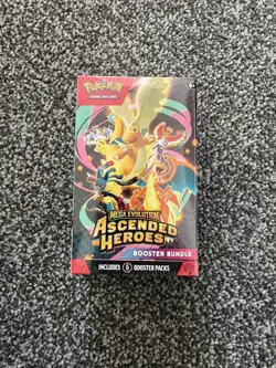 Pokemon TCG: Mega Evolution Ascended Heroes Booster Bundle Brand New & Sealed - Image 1