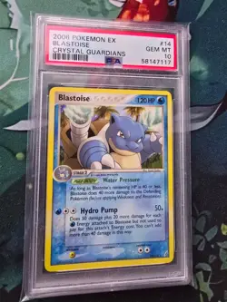 PSA 10 2006 POKEMON EX CRYSTAL GUARDIANS #14 BLASTOISE - Image 1