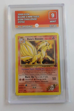 2000 Pokemon gym Challenge 21/132 Blaine's Ninetales PG Mint 9 - Image 1