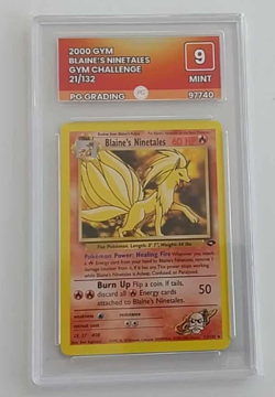 2000 Pokemon gym Challenge 21/132 Blaine's Ninetales PG Mint 9 - Image 2